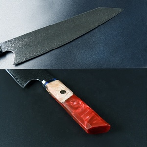 Venta al por mayor personalizado OEM ODM cubertería fábrica profesional de acero inoxidable afilado Damasco Chef cuchillo de acero al carbono cuchillos de cocina - Product Image 3