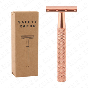 Maquinilla de Afeitar de Seguridad de Acero Inoxidable Negro Premium, Reutilizable, de Doble Filo, para la Cara de Hombres, Marca Privada Personalizada - Product Image 5