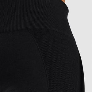 Short de motard taille haute pour femme Options de personnalisation Short d'entraînement de gymnastique OEM Logo impression bouton fleur soutien de marque privée - Product Image 6