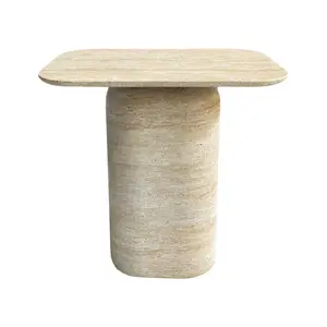 Vendas quentes estilo de vida mesa de café de concreto ao ar livre móveis de concreto reforçado com fibra de vidro preço competitivo