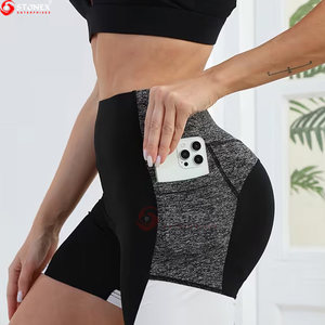 High Waisted <b>Compression</b> <b>Tights</b> Feeling Biker <b>Women</b> Yoga Shorts Fitness Wear <b>Women</b> Workout Yoga Shorts - Product Image 6