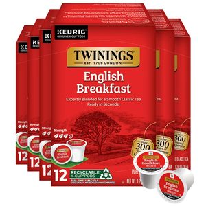 Twinings English Breakfast, Té Negro, 72 Cápsulas K-Cup para Keurig, 12 Unidades (Paquete de 6) - Product Image 5