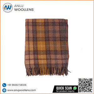 Manta de lana de tartán suave de nuevo diseño recién llegado 2025 a un precio asequible - Product Image 4