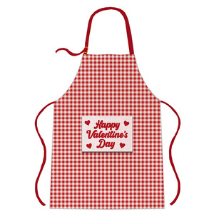 Delantales de Cocina Personalizados al por Mayor de Fábrica con Logotipo Impreso y Bordado, Delantales Ajustables de Tela a Cuadros de Algodón con 1 Bolsillo - Product Image 4