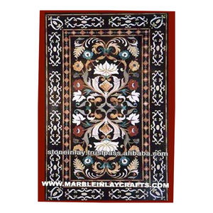 Big Dining Table Inlay Marble Tops - Product Image 1