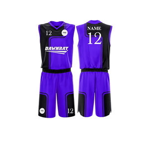 Conjunto de Uniforme de Baloncesto de Alto Rendimiento, Jersey y Pantalones Cortos de Poliéster Transpirable de Secado Rápido, Ropa Deportiva de Equipo para Hombres, Mujeres y Jóvenes - Product Image 3