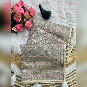 Sari Tussar Premium con Bordado Multihilo, Listo para Usar, con Blusa, el Más Vendido para Fiestas - Product Image 2