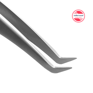 Pince à épiler professionnelle pour Extension de cils, en acier inoxydable de haute qualité, soins personnels, Volume - Product Image 6