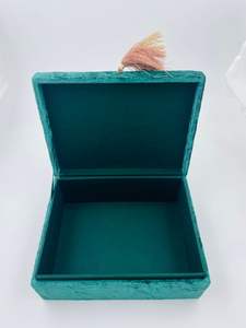 ที่เก็บเครื่องประดับผ้าฝ้ายรูปทรงต้นไม้ ปักลายลูกปัด สำหรับเก็บเครื่องสำอาง แหวน สร้อยคอ ปรับแต่งสีและขนาดได้ - Product Image 3