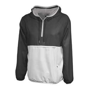 Chaqueta de Invierno Transpirable de Secado Rápido Personalizada OEM de Kivotech para Hombre, Impermeable, Cortavientos, con Media Cremallera, Capucha y Logotipo Frontal, Nailon/Poliéster - Product Image 4