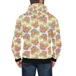 Sweats à capuche tendance et au design unique pour hommes, fermeture à glissière complète, impression par sublimation, coupe surdimensionnée en vente - Product Image 2