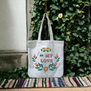 10 oz orgánico de alta calidad personalizado reciclable Natural personalizado impresión personalizada diseño de moda bolsa de compras de lona de algodón ecológico - Product Image 2