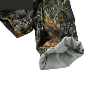 Chemise à capuche à manches longues imprimée camouflage d'extérieur unisexe respirante imperméable 'Soie glacée' Softshell pour protection solaire pêche - Product Image 5