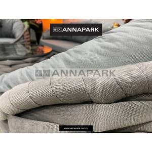 Annapark antracita muebles de exterior balcón grupo de asientos con Apple sofá conjunto para uso en el jardín - Product Image 4