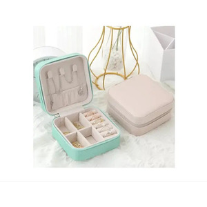 Boîte à bijoux portable mini - Organisateur de voyage - Étui - Couleurs assorties - Product Image 6