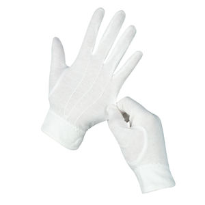 Gants blancs en coton épais unisexes respirants, brodés à la main, personnalisés en usine, maçonniques - Product Image 5