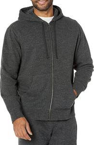 Sweat à capuche en molleton doublé Sherpa pour hommes 100% coton thermique à manches longues extérieur tactique chaud manteaux flous vêtements d'extérieur à capuche - Product Image 5