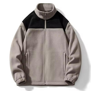 Veste unique de travailleur de haute qualité personnalisée à manches longues écologique hiver Micro polaire 100% coton sweat-shirt chaud Design - Product Image 1