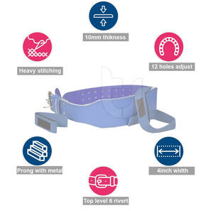 Haute qualité personnalisable adulte Gym Fitness ceinture d'haltérophilie respirant cuir de vachette confortable réglable pour la sécurité - Product Image 5