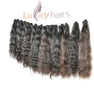 ชุดผมธรรมชาติบริสุทธิ์ดิบ บริสุทธิ์ดิบที่ยังไม่ได้แปรรูปหนังกําพร้าชิดชิดต่อผมมนุษย์ - Product Image 1