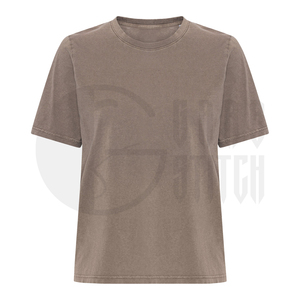 Camiseta Unisex Vintage Lavada al por Mayor, de Algodón Pesado, Estilo Oversize, para Streetwear, con Logotipo Personalizado, OEM ODM - Product Image 6