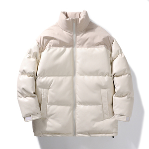 Veste matelassée décontractée personnalisée pour hommes et femmes Parka d'hiver Rembourrage en coton épais Manteau à bulles respirant Fermeture éclair Expédition DDP - Product Image 2
