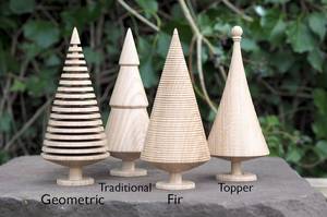 Tis the Season Trending Decoraciones navideñas y árbol de madera artesanal - Product Image 4