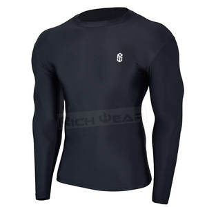 Design Your Own Logo Custom Made Long Sleeve <b>Rash</b> <b>Guards</b> OEM Service Long Sleeves <b>Rash</b> <b>Guards</b> - Product Image 2