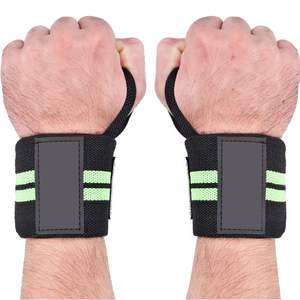 ที่รัดข้อมือยกน้ำหนักแบบมืออาชีพผ้าพันข้อมือปรับสีได้ - Product Image 1