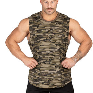 Solid Color Seamless Sleeveless Gym Wear Tank Tops <b>for</b> Training Sportswear <b>Singlets</b> Male Casual Vest Breathable Tank Top <b>For</b> <b>Men</b> - Product Image 1