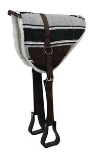 แป้นอานม้าพิมพ์ลาย NAVAJO แบบตะวันตกคลาสสิกที่กำหนดเอง kodel fleece stirrups สบายออกแบบกันลื่นโพลีเอสเตอร์มา - Product Image 4
