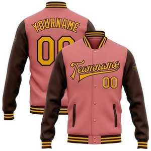 Streetwear à la mode Varsity Jacket Broderie Personnalisée Baseball Letterman Survêtement pour Hommes Femmes Hiver Tenue Décontractée - Product Image 4