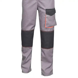 Vêtements de travail industriels de sécurité respirants ignifuges bicolores gris et noir, réfléchissants, personnalisables en usine OEM, unisexe, de protection - Product Image 4