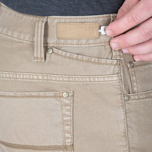 New Fashion High Quality Breathable Sportswear Stretchable Plus Size <b>Men's</b> Clothing <b>Drawstring</b> Waist <b>Jeans</b> Pants - Product Image 5