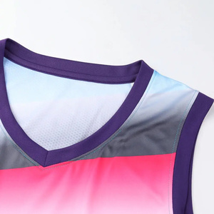 Ensemble de maillots de basket-ball des Lakers de qualité supérieure, design personnalisé, shorts, 100% polyester, antibactérien, respirant, prix compétitif, personnalisé - Product Image 5