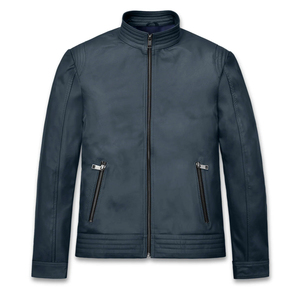 แจ็กเก็ตหนังสำหรับผู้ชาย, แจ็กเก็ตหนังแฟชั่นหนังสำหรับผู้ชายแจ็คเก็ตบอมเบอร์ฤดูหนาวแจ็คเก็ตหนังเกรดสูง - Product Image 6