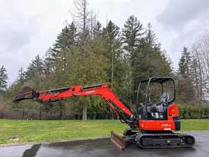 Excavadora compacta Kubota U35-4 de 3.5 toneladas con giro de cola cero para excavación, año 2020 |   Excavadora Hidráulica de Orugas con Motor Diésel - Product Image 5