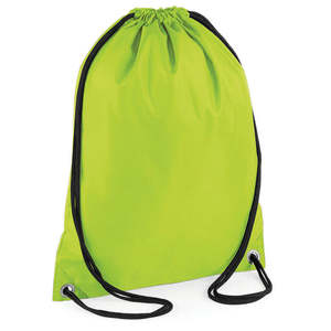 Sac à dos en polyester de qualité supérieure avec cordon de serrage, couleur noire, sac de sport de voyage en tissu avec logo personnalisé imprimé - Product Image 1