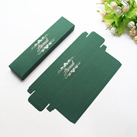 Venta caliente Green Scroll Invitación DE BODA Diseño personalizado con borla y caja de papel para bodas y eventos especiales