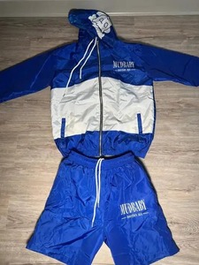 Breathable <b>Men</b> Windbreaker <b>Shorts</b> and Jacket Sets <b>Short</b> Tracksuit <b>Mens</b> Reflective <b>Zip</b> up Nylon Two Piece Windbreaker Tracksuits - Product Image 3
