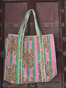 Vintage Ethnic Boho Solid Color Cotton Zipper Portable <b>Tote</b> <b>Bag</b> for Bridesmaid - Product Image 2