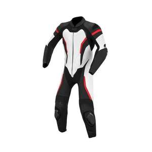 Men's Windproof 2PC Racing Leather Motorbike Suit Motorcycle Jacket & Protectors From Pakistan Biker Gear Factory - Product Image 2