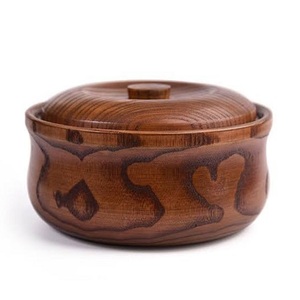 Unique Hotpot Kitchen Round Shape Metal Cover Brown Color Hotel Chapati Hotpot Storage Chafing Buffet Pan Food Soup & <b>Stock</b> <b>Pots</b> - Product Image 6