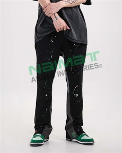Nouvel arrivage de baggy en polaire Jogging en coton pour hommes Street Wear Tech Buttoned Custom Joggers Tearaway Pantalons Pantalons - Product Image 4