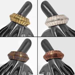 Fashionable <b>Gold</b> Silver <b>Antique</b> Rose Plated Brass <b>Bangle</b> for Women Brass Flower Bracelet <b>Bangles</b> Finish Style Direct Factory - Product Image 1