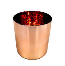 Vaso de cobre hecho a mano de alta calidad, para té, vela, tarros, contenedor de vela perfumado - Product Image 4