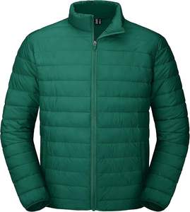 Veste bulle décontractée personnalisée 2025 pour hommes Manteau en toile et nylon rembourré par teinture avec capuche Manteau bouffant décontracté Veste bouffante - Product Image 2