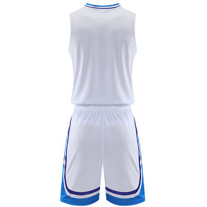 Maillots de basket-ball réversibles personnalisables unisexes, ensemble uniforme en maille 100% polyester, respirant, séchage rapide, impression par sublimation - Product Image 6