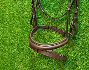 Precios asequibles Bridas hechas de cuero de vaca genuino con material de grado superior de cristal natural para la venta por exportadores indios Tack - Product Image 4