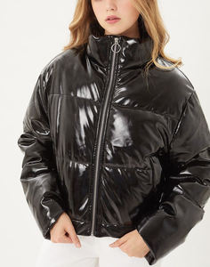 Ropa de invierno personalizada para mujer 2025, chaqueta acolchada cálida de lujo, abrigo corto acolchado, nueva Chaqueta corta - Product Image 5